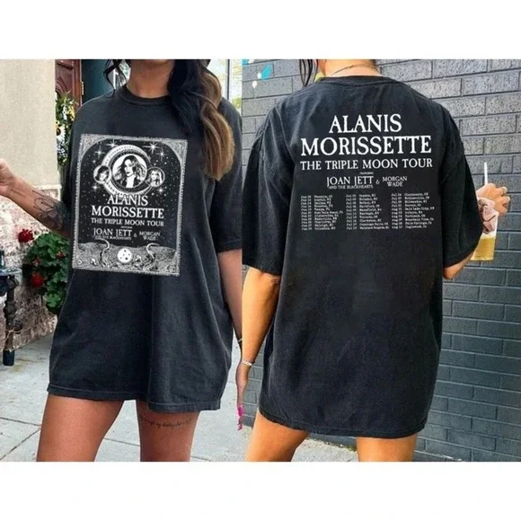 Alanis Morissette The Triple Moon Tour Shirt - Picture 1 of 4